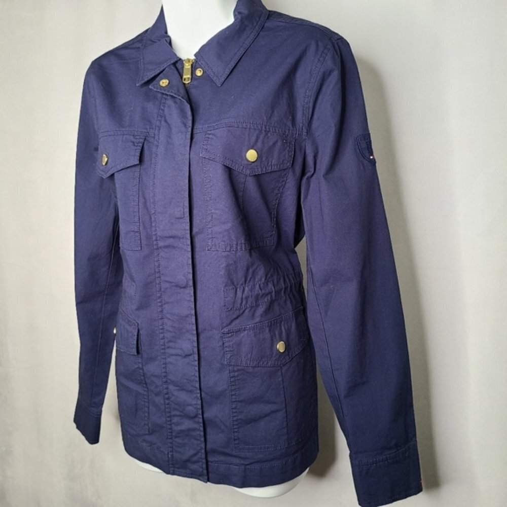 Tommy Hilfiger Military Style Casual Zip Jacket